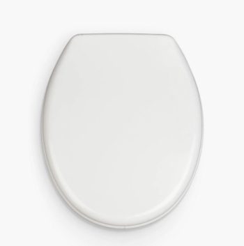 John Lewis & Partners Safe & Quiet Toilet Seat, White