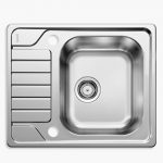 Blanco Dinas 45S Single Bowl Inset Kitchen Sink, Stainless Steel