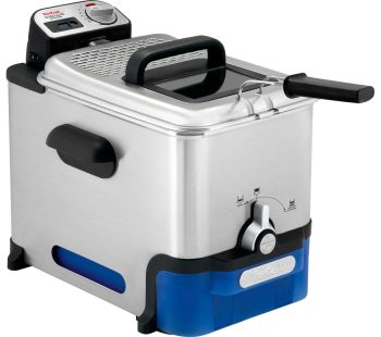 TEFAL Oleoclean Pro FR804040 Deep Fryer – Stainless Steel, Stainless Steel